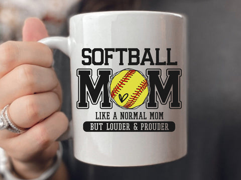Softball Mom Svg Distressed Varsity Design SVG DesignDestine 