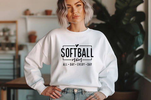 Softball Mom Svg Png FIles, Mom Svg, Softball Svg, Mom Life Svg, Softball Mom Shirt, Game Day Svg, Softball Mom Svg File, Sports Svg SVG DesignDestine 