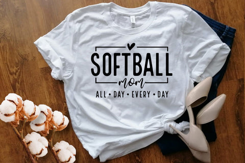 Softball Mom Svg Png FIles, Mom Svg, Softball Svg, Mom Life Svg, Softball Mom Shirt, Game Day Svg, Softball Mom Svg File, Sports Svg SVG DesignDestine 