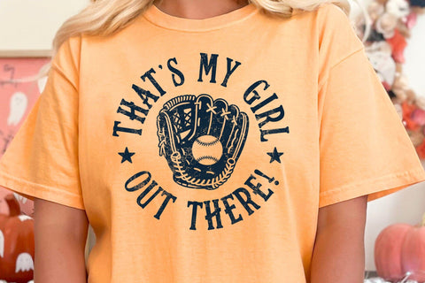 Softball Mom SVG, That's My Girl Out There Design Svg, Softball Svg SVG DesignDestine 