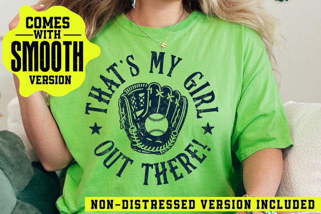 Softball Mom SVG, That's My Girl Out There Design Svg, Softball Svg SVG DesignDestine 