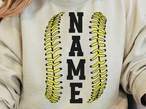 Softball Numbers, Custom Softball Name, Softball Stitch, Softball font png, Softball Themed Numbers, Numbers that look like Softballs SVG DesignDestine 