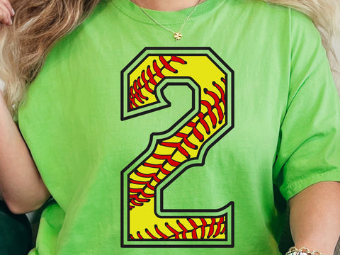 Softball Numbers, Custom Softball Name, Softball Stitch, Softball font png, Softball Themed Numbers, Numbers that look like Softballs SVG DesignDestine 