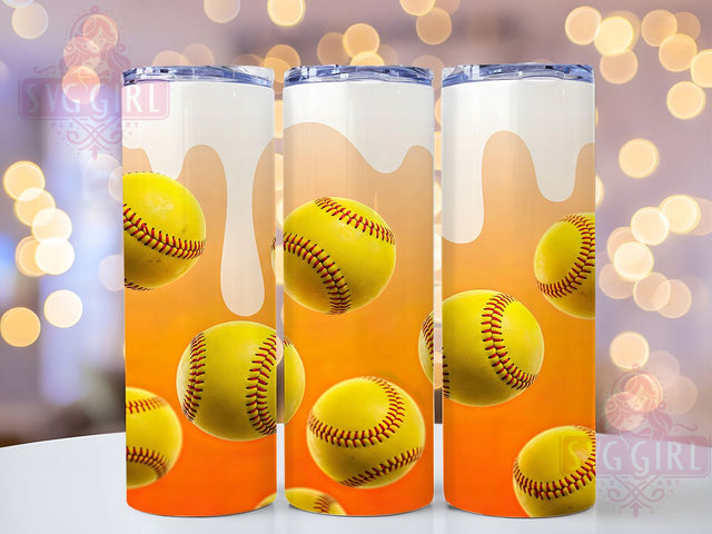 Softball Party Beer Lover Tumbler, Beer Lover Gift, Game Day Drinkware, Sports Bar Wrap, Post-Game Celebration Design, Dugout Beer Tumbler, Tailgate Sublimation Template Sublimation SvggirlplusArt 