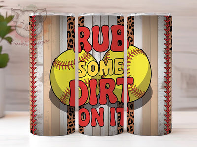 Softball Player Team Spirit Tumbler, Sports Quote Cup, Softball Mom Design, Ball Player Present, Team Sport Gift, Softball Coach Tumbler, Baseball Girl Cup Sublimation Lara' s Designs 