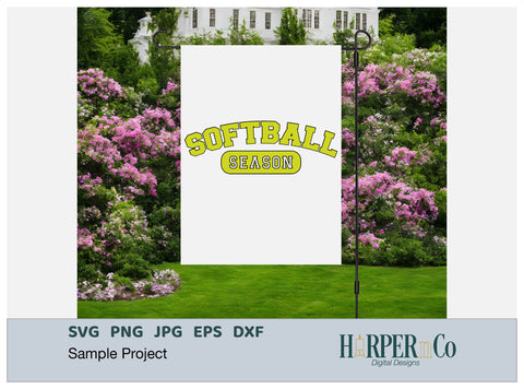 Softball Season Laser SVG EPS Cut File SVG HarperNCo 