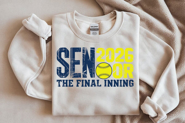 Softball Senior 2026 SVG Template: Shirt Design SVG DesignDestine 