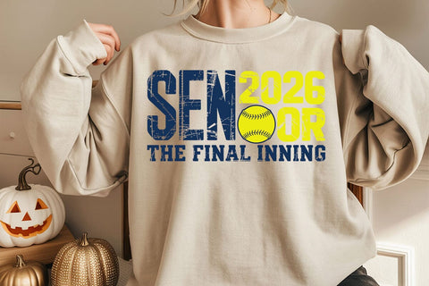 Softball Senior 2026 SVG Template: Shirt Design SVG DesignDestine 