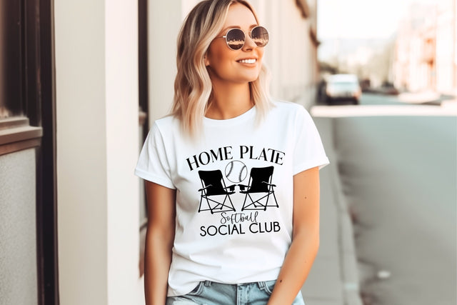 Softball Social Club SVG – Ideal for DIY Apparel and Decor SVG So Fontsy Design Shop 