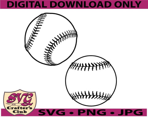 Softball SVG Design Bundle for Cricuts and Silhouettes SVG SVG Crafter's Club 