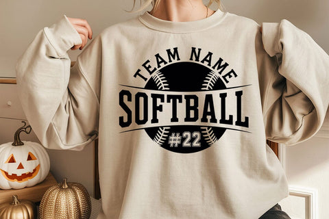 Softball SVG, Softball Team Logo Design SVG DesignDestine 