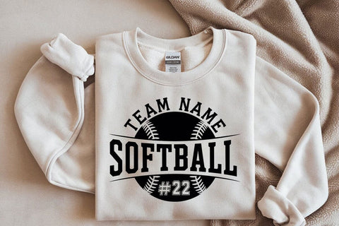 Softball SVG, Softball Team Logo Design SVG DesignDestine 