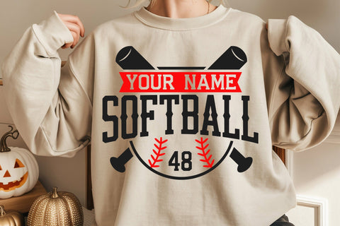 Softball team template svg, Softball logo design, Mascot Softball svg, Softball Mom, Softball Dad svg SVG DesignDestine 