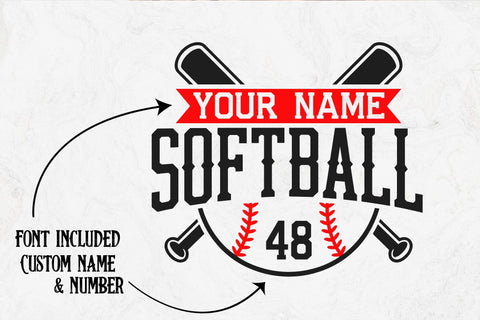 Softball team template svg, Softball logo design, Mascot Softball svg, Softball Mom, Softball Dad svg SVG DesignDestine 