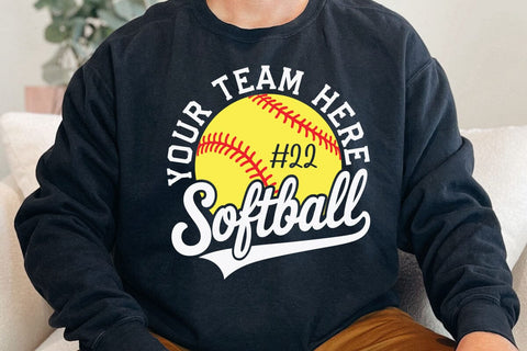 Softball Team Template Svg, Softball Shirt Png, Softball, Cricut Cut Files SVG DesignDestine 