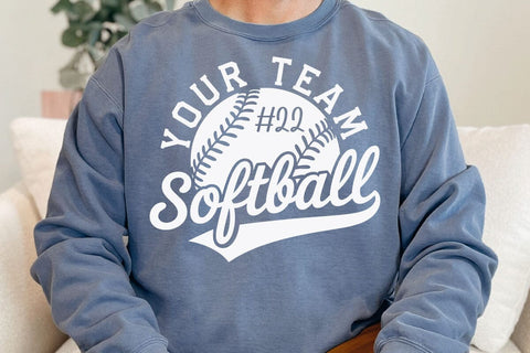 Softball Team Template Svg, Softball Shirt Png, Softball, Cricut Cut Files SVG DesignDestine 