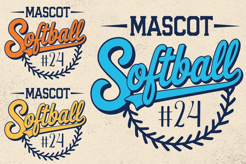 Softball Team Template Svg, Softball Team Shirts, Cricut Cut File, Logo, Silhouette , Softball Mom Svg, Team Logo Svg, Softball Mascot, Softball Player Svg SVG DesignDestine 