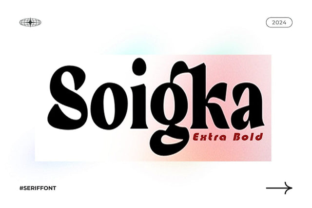 Soigka Display Font gatype 