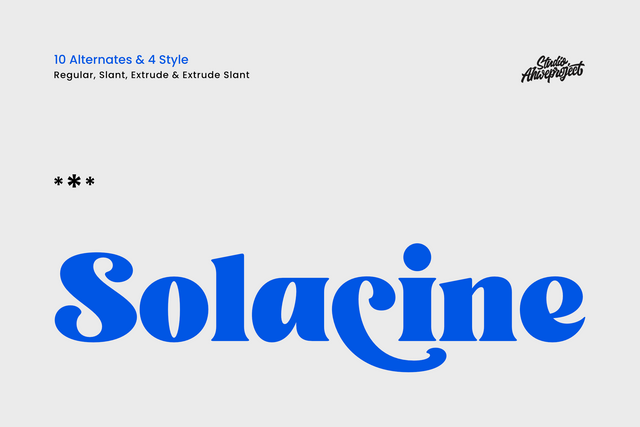 Solacine Font ahweproject 