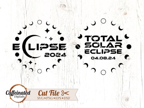 Solar Eclipse SVG Bundle SVG Caffeinated SVGs 