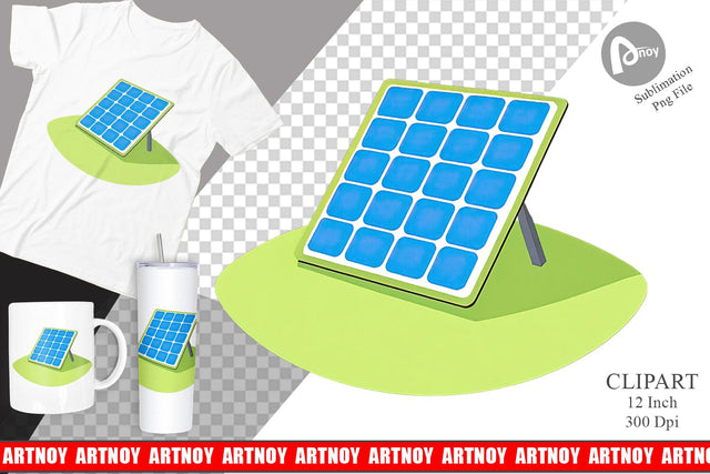 Solar Panel Clipart Sublimation artnoy 