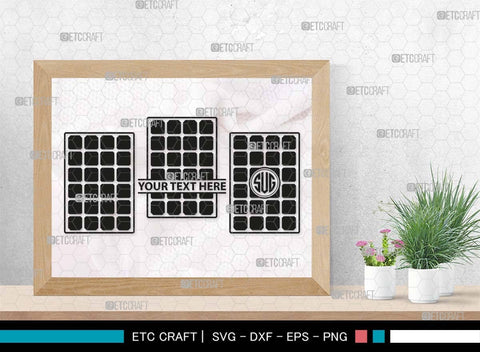 Solar Panel Monogram, Solar Panel Silhouette, Solar Panel SVG Bundle, Solar Svg, Renewable Energy Svg, Solar Panel Roof Svg, Solar Power Svg, SB00582 SVG ETC Craft 