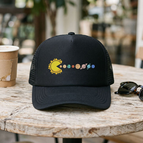 Solar System Pacman Embroidery Design – Funny Sun Eating Planets Space Machine Embroidery File, Astronomy Galaxy Design Embroidery/Applique DESIGNS PatternFeed8 