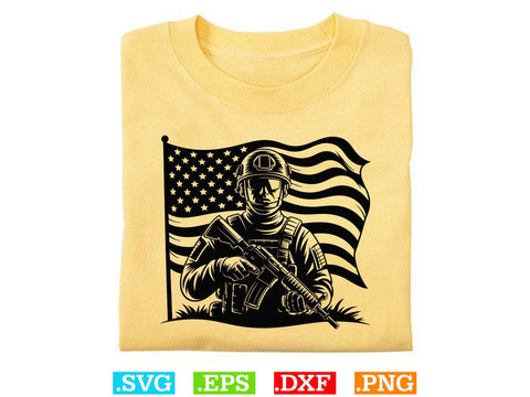 Soldier Svg Bundle, Veteran Soldier Svg, Military Army Clipart, Army Man Svg SVG Creativeart88 