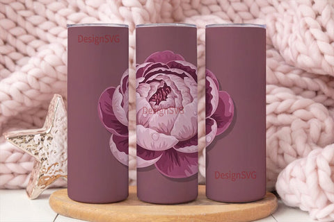Solid Mauve 20oz Tumbler Wrap Sublimation DesignSVG 