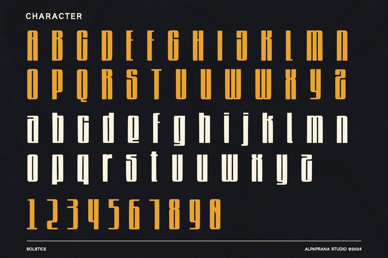 Solstice - Display Font - So Fontsy