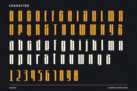 Solstice - Display Font Font Alpaprana Studio 