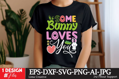 Some Bunny Loves You SVG CUt File SVG Insomnia Std 