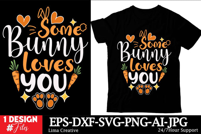 Some Bunny Loves You SVG Cut File SVG Insomnia Std 