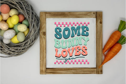 Some bunny loves you Svg Design SVG Regulrcrative 