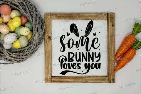 Some bunny loves you Svg Design SVG Regulrcrative 