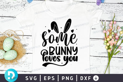 Some bunny loves you Svg Design SVG Regulrcrative 