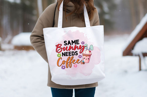 Some bunny needs coffee PNG Design Sublimation Designangry 