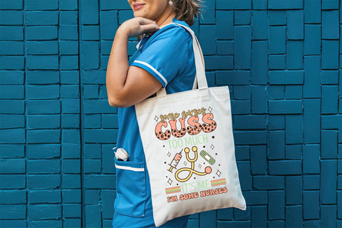 Some Nurses Cuss to Much - Nurse Sublimation Sublimation CraftLabSVG 