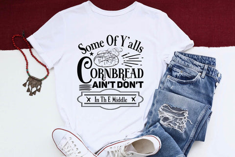 some of yalls cornbread aint dont in the middle SVG Angelina750 