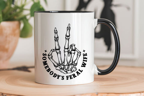 Somebody's Feral Wife SVG Angelina750 