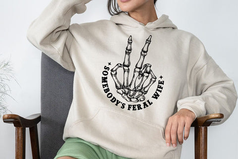 Somebody's Feral Wife SVG Angelina750 