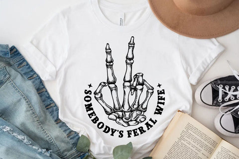 Somebody's Feral Wife SVG Angelina750 