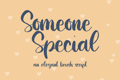 Someone Special, Cute Handwritten Font for Cricut, Cursive Handwriting for Wedding Decor Font Designing Digitals 