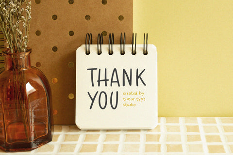 Something Tasty - Quotable Handwritten Font Font Timur type 