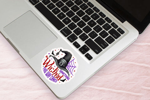 Something wicked this way comes Stickers Design Sublimation Regulrcrative 