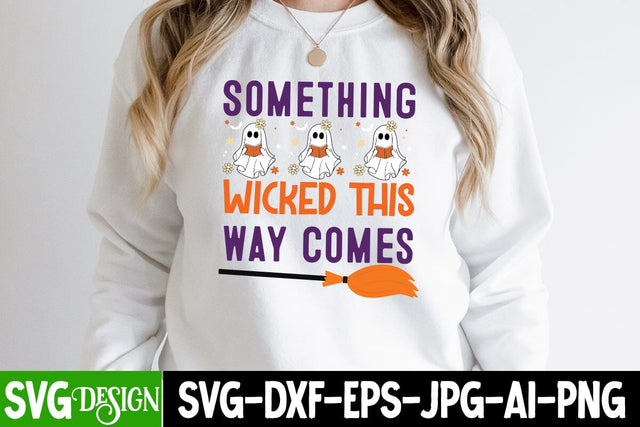Something Wicked This Way Comes SVG Design,Cut File, Halloween SVG Cut File, Halloween Clipart, Trick or Treat SVG Bundle, Halloween PNG Bundle SVG BlackCatsMedia 