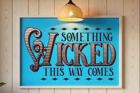 Something Wicked This Way Comes SVG For Gothic Halloween Sign Something Wicked SVG SVG DesignDestine 