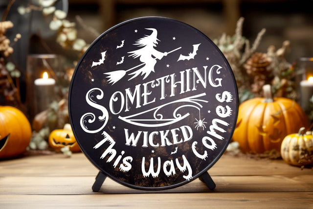 Something Wicked This Way Comes SVG, Halloween SVG, Retro Halloween SVG, Halloween SVG Design SVG DesignPlante 503 