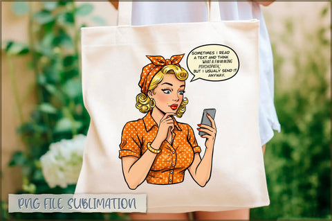 Sometimes i read a text and think, 'what a fucking psychopath,' but i usually send it anyway Tote bag Sublimation Shetara Begum 