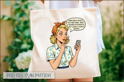 Sometimes i read a text and think, 'what a fucking psychopath,' but i usually send it anyway Tote bag Sublimation Shetara Begum 
